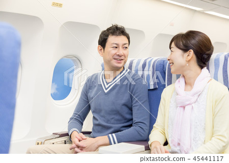 飛機飛行旅行夫婦 45441117