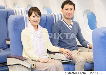飛機飛行旅行夫婦 45441133