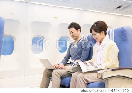 飛機飛行旅行夫婦 飛機飛行旅行夫婦 45441160