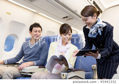 飛機機載旅行夫婦機上購物免稅 45441332