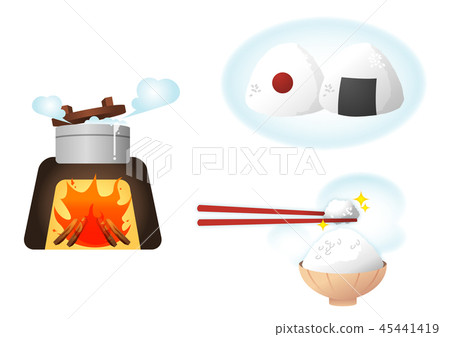 Freshly cooked rice 45441419