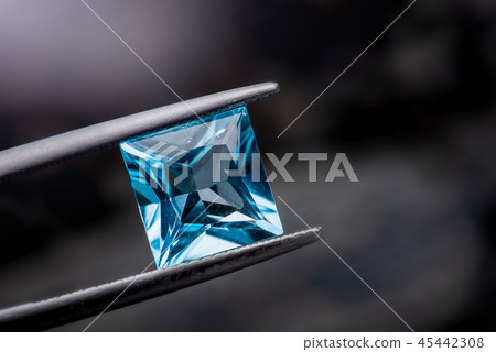 Blue topaz gemstone jewelry. 45442308