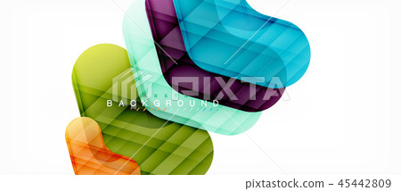 Colorful glossy arrows abstract background 45442809