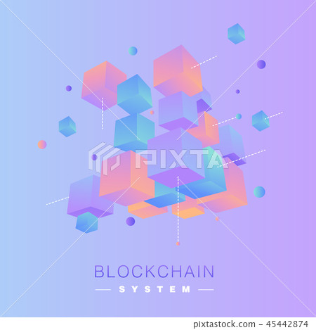 3D Blockchain network, digital technology, system 45442874