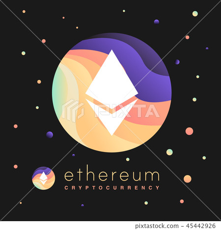 Ethereum network concept, digital technology Ethereum network concept, digital technology 45442926