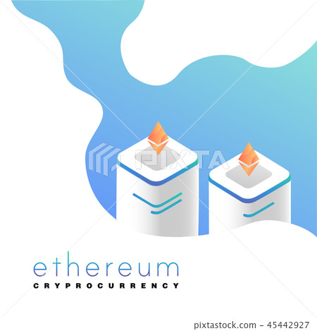 Ethereum network concept, digital technology Ethereum network concept, digital technology 45442927