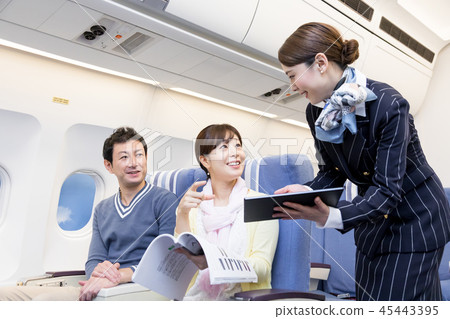 飛機機載旅行夫婦機上購物免稅 45443395