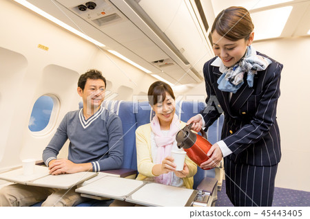 飛機飛行旅行夫婦加州 45443405