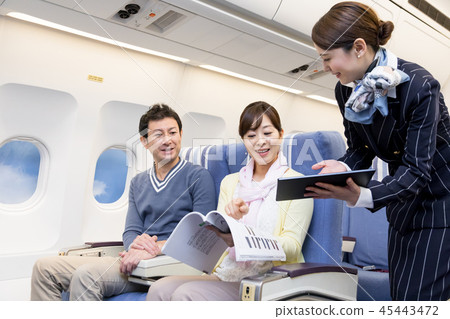 飛機機載旅行夫婦機上購物免稅 45443472