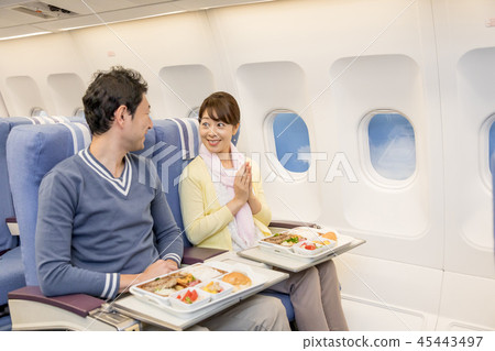 飛機航班旅行餐 45443497