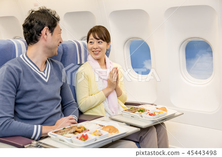 飛機航班旅行餐 45443498