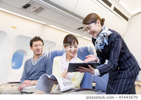 飛機機載旅行夫婦機上購物免稅 45443670