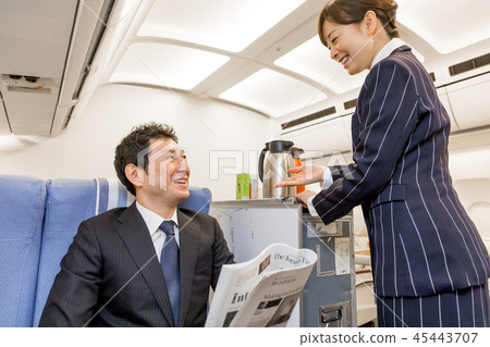 Airplane in-flight travel meal CA in-flight sale 45443707