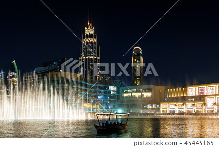 Dubai mall fountain, United Arab Emirates Dubai mall fountain, United Arab Emirates 45445165