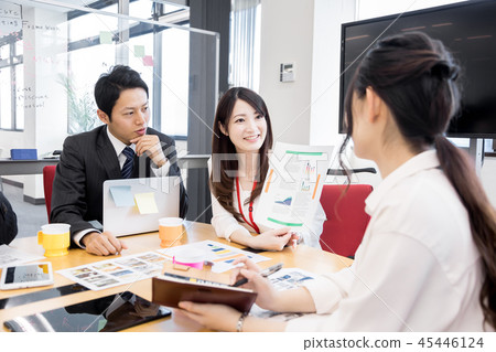 Office business meeting Office business meeting 45446124