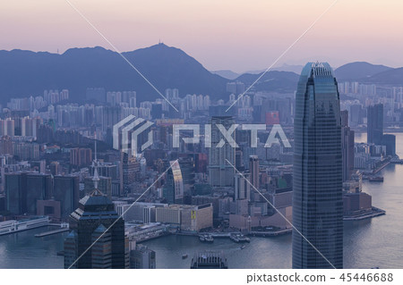 香港太平山頂魔術時刻 香港太平山頂魔術時刻 45446688