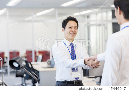 Office business handshake Office business handshake 45446947