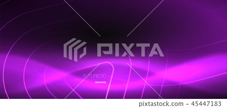 Dark black abstract background with neon colors and lines Dark black abstract background with neon colors and lines 45447183