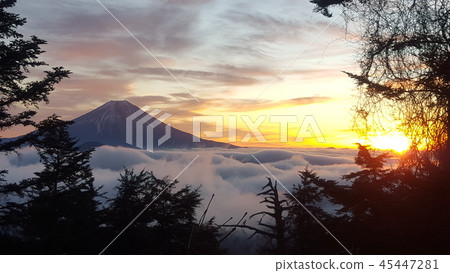 Coming light 3 of Mt. Fuji from Mt. 45447281