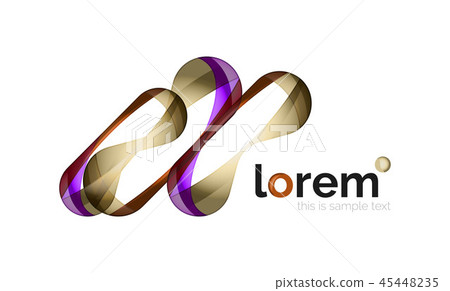 Abstract geometric business icon Abstract geometric business icon 45448235