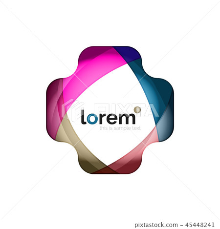Abstract geometric business icon Abstract geometric business icon 45448241