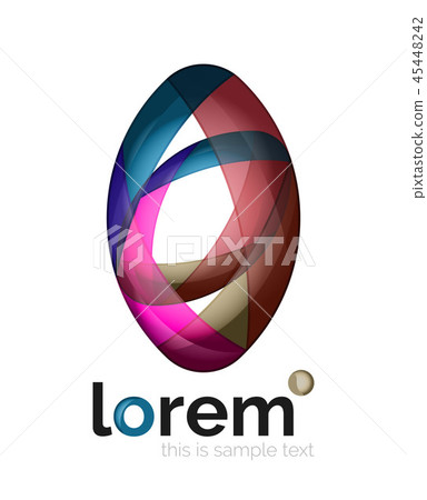 Abstract geometric business icon Abstract geometric business icon 45448242