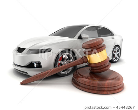 White car and symbol auction White car and symbol auction 45448267