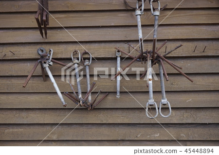 fishing boat anchors lifebuoys rod hooks float fishing 45448894