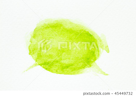 Green color watercolor handdrawing as brush Green color watercolor handdrawing as brush 45449732