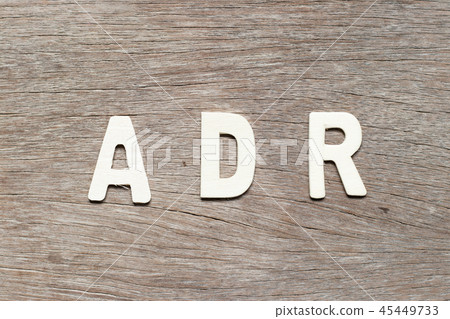Alphabet letter in word ADR Alphabet letter in word ADR 45449733