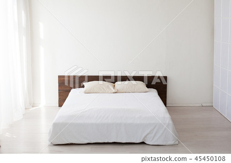large bed in the Interior white bedrooms large bed in the Interior white bedrooms 45450108