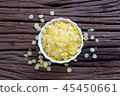 yellow natural beeswax 45450661