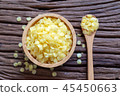 yellow natural beeswax 45450663