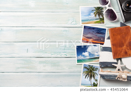 Travel vacation background concept Travel vacation background concept 45451064