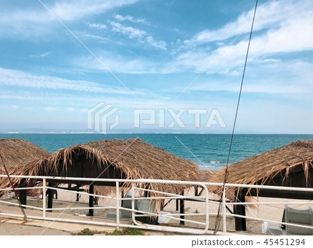 Beautiful Beach In Pomorie, Bulgaria. 45451294