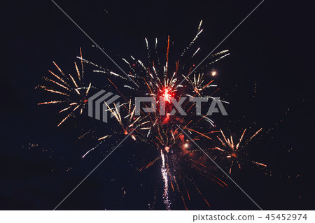 Celebratory bright firework Celebratory bright firework 45452974