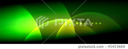 Vector blurred neon glowing circles with flowing and liquid light concept, energy magic fantastic Vector blurred neon glowing circles with flowing and liquid light concept, energy magic fantastic 45453669