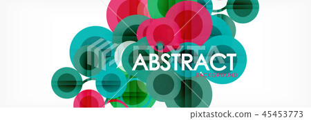Circle composition abstract background - Stock Illustration [45453773 ...