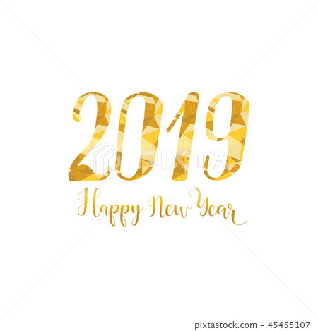 Happy New Year 2019 design elements for design Happy New Year 2019 design elements for design 45455107