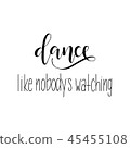 Dance like nobody watching. Scandinavian style 45455108
