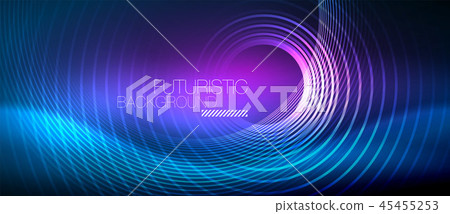 Neon glowing circles background Neon glowing circles background 45455253