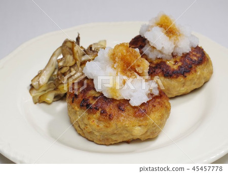 Tofu hamburger with Japanese taste 45457778