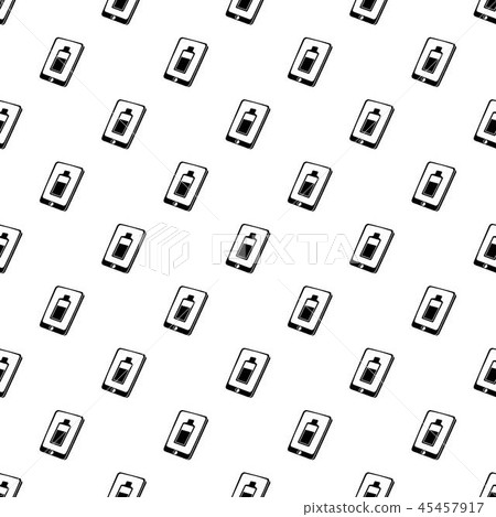 Battery charging smartphone pattern vector seamless Battery charging smartphone pattern vector seamless 45457917