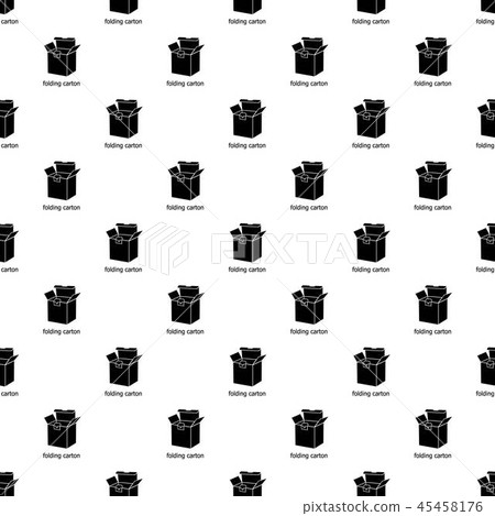 Folding carton pattern vector seamless Folding carton pattern vector seamless 45458176