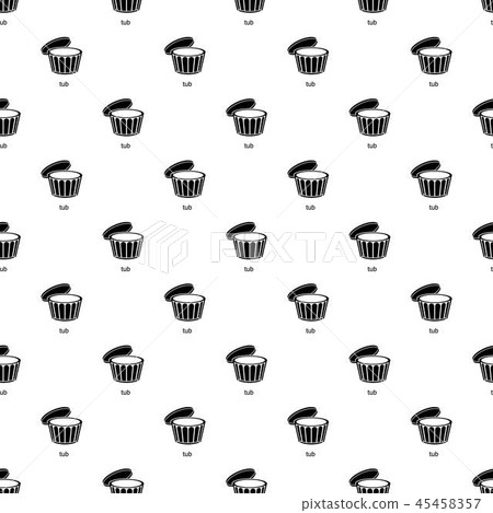 Tub pattern vector seamless 45458357