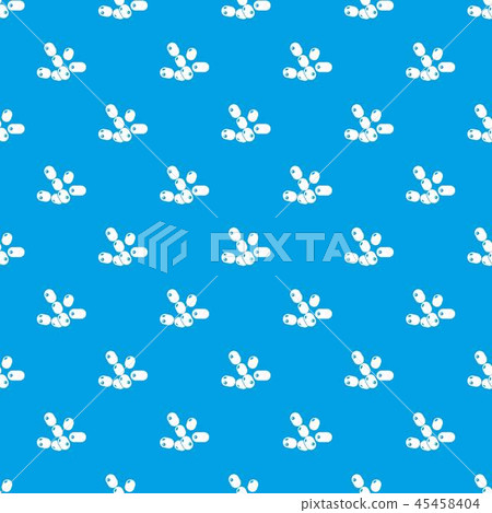 Coccus bacilli pattern vector seamless blue 45458404