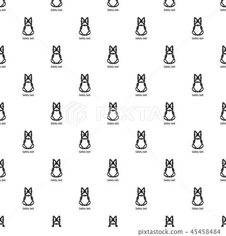 Safety belt pattern vector seamless Safety belt pattern vector seamless 45458484