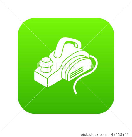 Hand power tool icon green vector 45458545