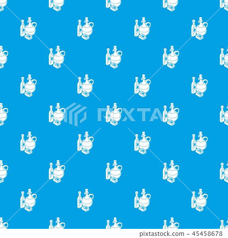 Organic eco food pattern vector seamless blue Organic eco food pattern vector seamless blue 45458678