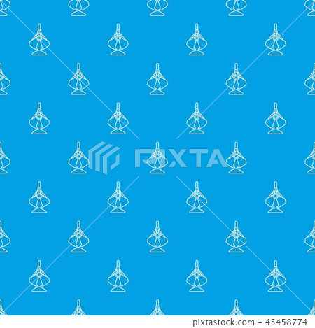 Excavator bucket pattern vector seamless blue Excavator bucket pattern vector seamless blue 45458774